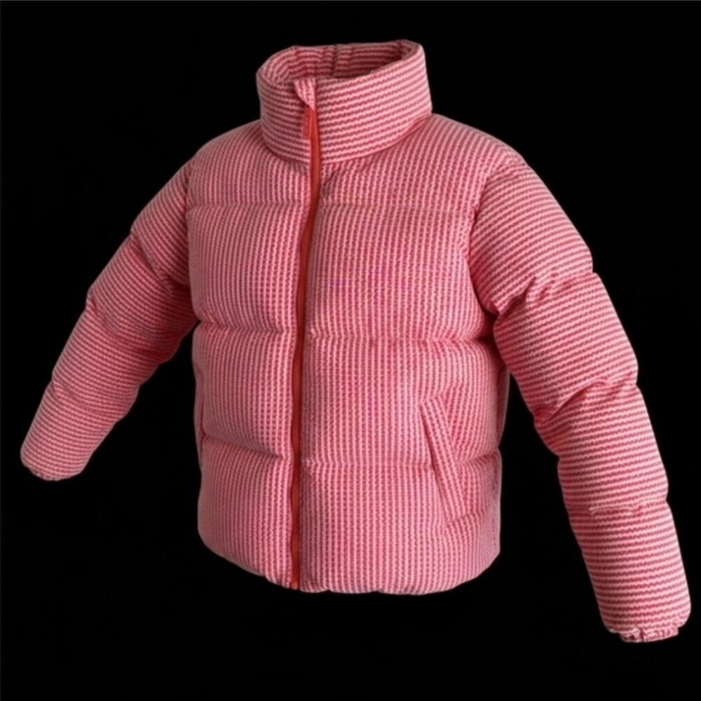 ​NWT Unisex Velvet Checkerboard Puffer - Gender Neutral Style. Men M - Women L - Picture 6 of 14